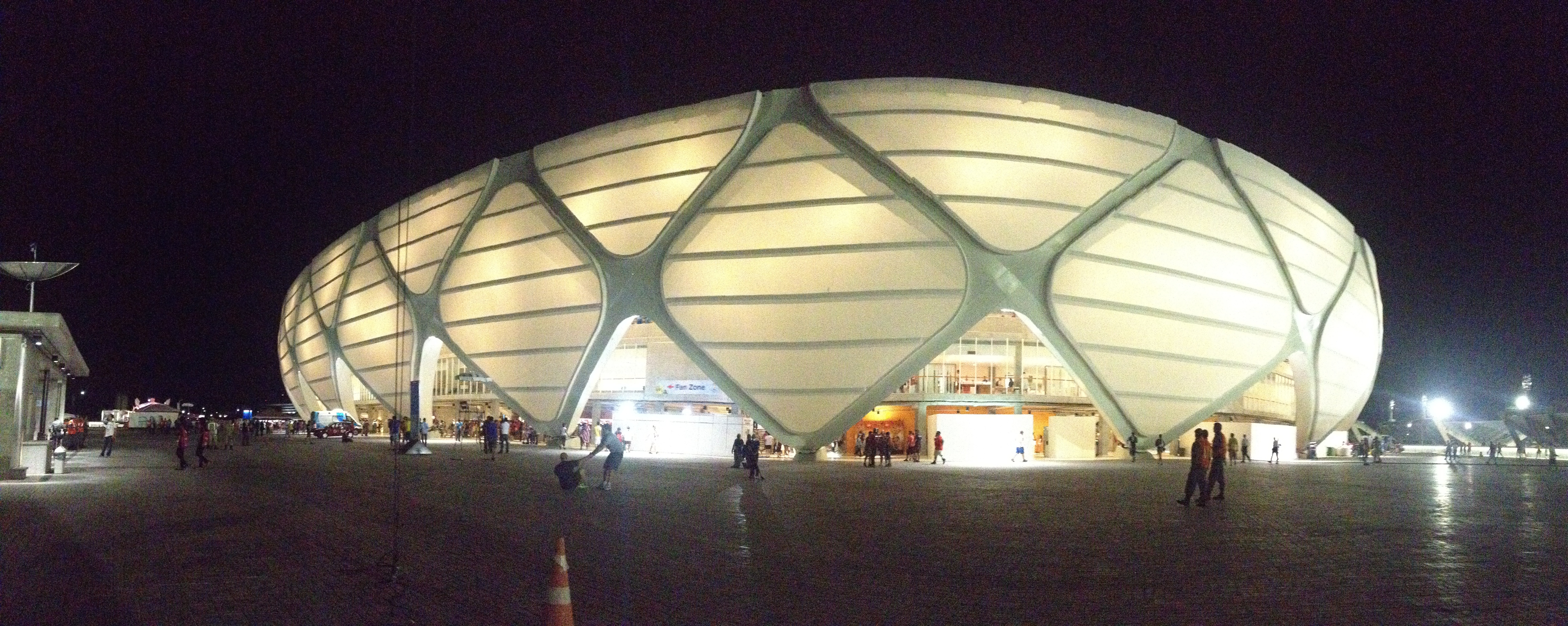 The stadium from out side 